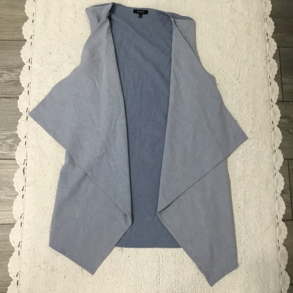 RW&CO Asymmetrical Knit Vest size M